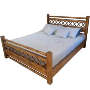 تخت خواب طرح لوزی 90 تا 180(بدون تشک)