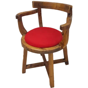 صندلی دسته دار گرد